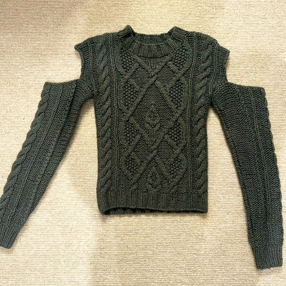 For Love & Lemons. Dark grey sweater. Size S.
